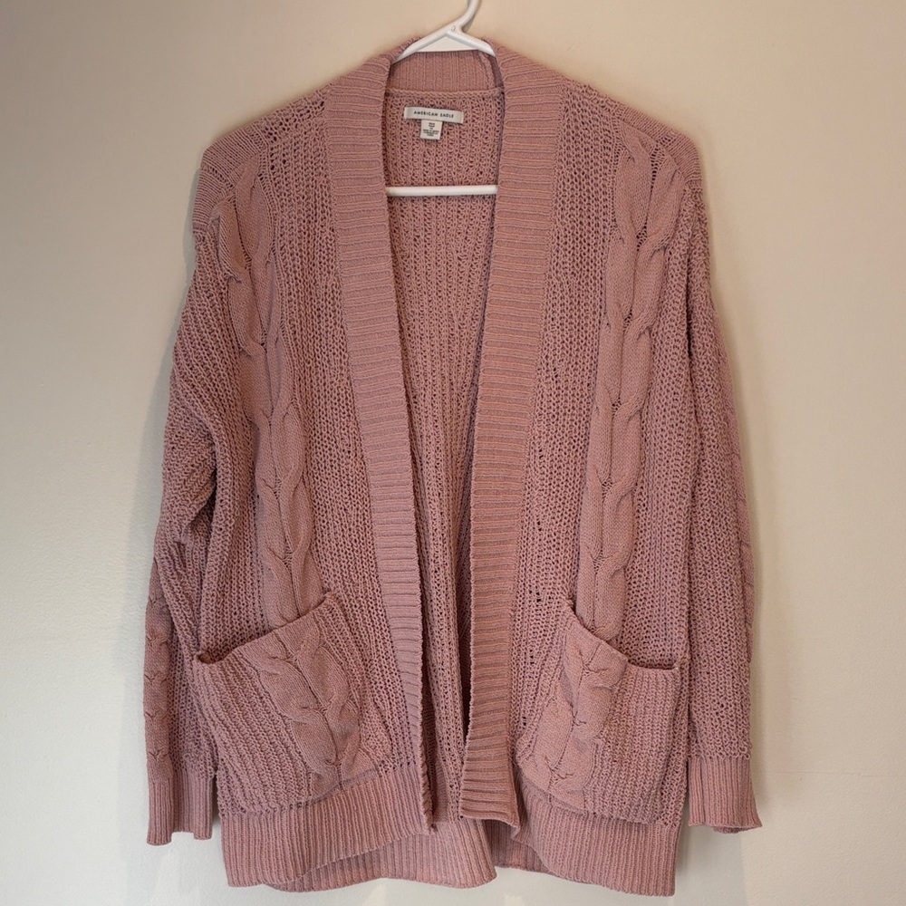 American Eagle Outfitters Cable Knit Cardigan